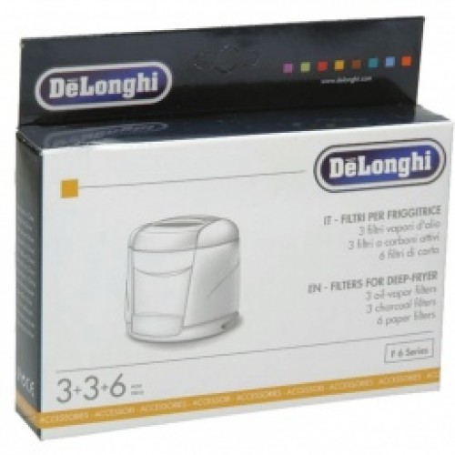  Φίλτρα Φριτέζας DELONGHI F6-12-17 Series (5525102200). Κατάλληλα για τα μοντέλα F172,330,612,620,626,627.