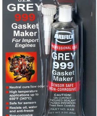 ΣΙΛΙΚΟΝΗ ΘΕΡΜΟΚΡΑΣΙΑΣ ABRO GASKET ΓΚΡΙ 85ΜΛ